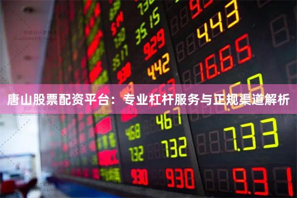 唐山股票配资平台：专业杠杆服务与正规渠道解析